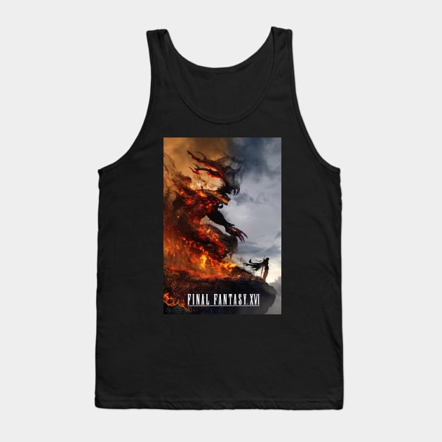 Final Fantasy XVI Clive Tank Top by Zalbathira